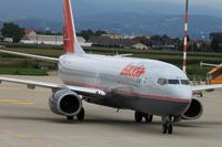 OE-LNK @ LOWG - Aua 738 in Lauda livery