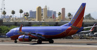 N278WN @ KPHX - Landing at PHX - by Todd Royer