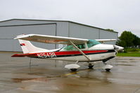N2543R @ IKV - On a rainy ramp - by Glenn E. Chatfield