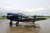 N43AF @ IKV - On a rainy ramp - by Glenn E. Chatfield