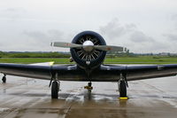 N43AF @ IKV - On a rainy ramp - by Glenn E. Chatfield