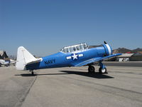N6411D @ SZP - 1942 North American SNJ-4, P&W R-1340 600 Hp - by Doug Robertson