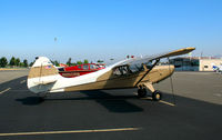 N1473H @ KRHV - Visiting 1951 Aeronca 15AC - by Steve Nation