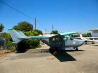N2623S @ KHWD - Pseudo-USAF 1968 Cessna T337C in for maintenance - by Steve Nation