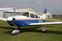 G-FLAV @ X5FB - Piper PA-28-161 Cherokee Warrior ll at Fishburn Airfield in August 2010. - by Malcolm Clarke