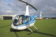G-MGAN @ X5FB - Robinson R44 Astro at Fishburn Airfield in October 2009. - by Malcolm Clarke