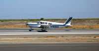 N4896S @ KSQL - 1971 Piper PA-32-300 on take-off run - by Steve Nation
