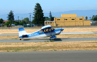 N5032G @ KRHV - 1978 Bellanca 7ECA taxiing for take-off - by Steve Nation