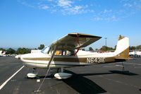 N6431E @ RPAO - Straight-tail 1959 Cessna 172 - by Steve Nation