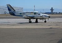 N7434L @ KOAK - Ameriflight 1972 PA-31-310 Navajo in non-standard colors - by Steve Nation