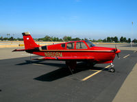 N8608M @ KRHV - Brightly painted 1963 Beech 35-B33 (now Texas-based) - by Steve Nation