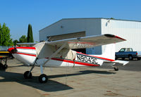 N9043C @ RHV - Locally-based 1954 Cessna 180 - by Steve Nation