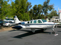 N66529 @ KPAO - Locally-based 1979 Beech A36TC - by Steve Nation