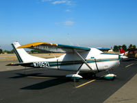 N70521 @ KRHV - 1968 Cessna 182L visiting from Oregon - by Steve Nation