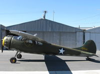 N9848A @ SZP - 1950 Cessna 190 as U.S. Army LC-126, Jacobs R-755-A2 300 Hp upgrade - by Doug Robertson