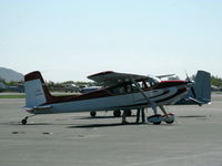 N2802A @ SZP - 1953 Cessna 180, Continental O-470-A 225 Hp, 1st year of production - by Doug Robertson