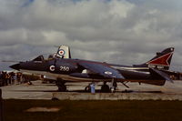 XZ454 @ EGDY - Coded 250/N of 800 NAS. The first Sea Harrier to land on HMS Invicible on 20 May 1980. Date of photo unknown, location is a guess. - by Roger Winser