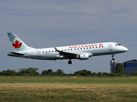 C-FEKI @ KPHL - Air Canada RJ touching down on 9-R at PHL.