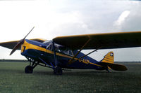 G-AAZP @ EGBK - DH.80A Puss Moth at the 1974 Popular Flying Association's Fly-In at Sywell - by Peter Nicholson