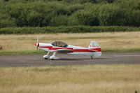 G-BKCX @ EGFH - Landing Runway 22 - by Roger Winser