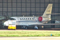 G-XBLU @ EGNX - 2007 Cessna CESSNA 680, c/n: 680-0143 at East Midlands - by Terry Fletcher