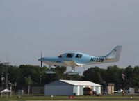 N722B @ KOSH - Lancair ES - by Mark Pasqualino