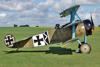 G-CDXR @ EGBK - 2006 Day Jg REPLICA FOKKER DR1, c/n: PFA 238-14043 marked DR.1 403/17 at 2010 Sywell Airshow - by Terry Fletcher