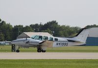 N4199S @ KOSH - Beech 58 - by Mark Pasqualino