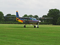G-OHPC @ EGKH - Landing at Headcorn after parachute drop