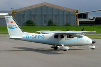 D-GFPG @ EDDH - Partenavia P.68B Victor [170] Hamburg-Fulhsbuettel~D 21/05/2006 - by Ray Barber