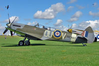 G-LFIX @ EGBK - 1944 Vickers Supermarine Ltd SPITFIRE IXT, c/n: ML407 at 2010 Sywell Airshow - by Terry Fletcher