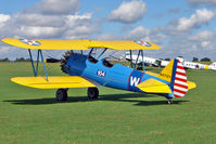 N4712V @ EGBK - 1949 Boeing E75, c/n: 75-5094 at 2010 Sywell Airshow - by Terry Fletcher