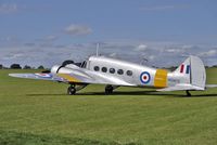 G-VROE @ EGBK - 1950 Av Roe And Co Ltd AVRO 652A ANSON T21, c/n: 3634 at the 2010 Sywell Airshow - by Terry Fletcher
