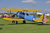 N4712V @ EGBK - 1949 Boeing E75, c/n: 75-5094 at 2010 Sywell Airshow - by Terry Fletcher