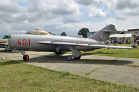 401 @ LHKE - MiG-17PF - by Volker Hilpert