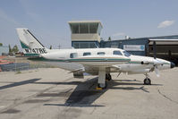 N747RE @ CYYC - Piper PA-31