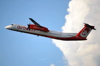 D-ABQA @ EDDT - De Havilland Canada DHC-8-402Q departing Berlin-Tegel. - by moxy