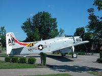 122811 - A/C displaying the markings of VA-176 has been restored and on display at the Philadelphia Naval Air Supply Depot. - by T.P. McManus