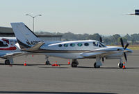 N425TC @ KAPC - 1981 Cessna 425 running-up for flight to KAPA - by Steve Nation