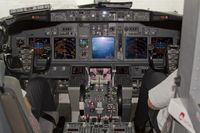 D-ABLD @ EDDR - modern cockpit of a B737-700 - by Friedrich Becker