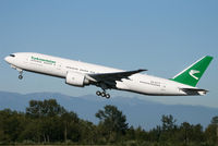 EZ-A777 @ KPAE - KPAE Boeing 091 departing 16R on the first of 2 test flights this day
