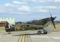 G-CCCA @ EGSU - Supermarine Spirfire IX T at Duxford airfield - by Ingo Warnecke