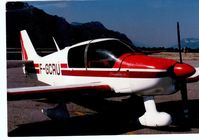 F-GCRU - At the Chambery airport in 1986 - by M.Blumer