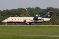 N436AW @ ORF - US Airways Express (Air Wisconsin) N436AW (FLT AWI961A) rolling out on RWY 5 after arrival from Reagan National (KDCA).