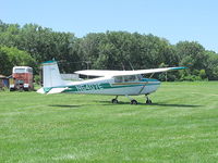N6407E @ D52 - Parked in the grass at Geneseo.. - by Terry L. Swann