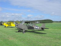N36857 @ D52 - Parked in the grass with friends, at Geneseo. - by Terry L. Swann