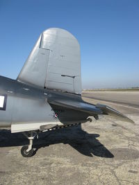 N83782 @ CMA - 1942 Chance-Vought Maloney F4U-1A CORSAIR, P&W R-2800 Double Wasp 2,450 Hp, tail - by Doug Robertson