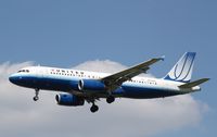 N420UA @ KORD - Airbus A320