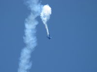 N540BE @ CMA - McCommon CHRISTEN EAGLE II, Lycoming IO-540 300 Hp upgrade, extreme aerobatics-dive out of snap roll or Lomcevak? (Czech for Headache) - by Doug Robertson
