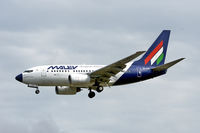HA-LOJ @ EDDF - Malev-Hungarian Airlines Boeing B737-6Q8 to approach on RWY25L in FRA/EDDF - by Janos Palvoelgyi
